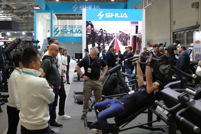 365体育唯一入口：SHUA舒华让世界看见中国智造实力：舒华体育亮相德国FIBO2025(图1)